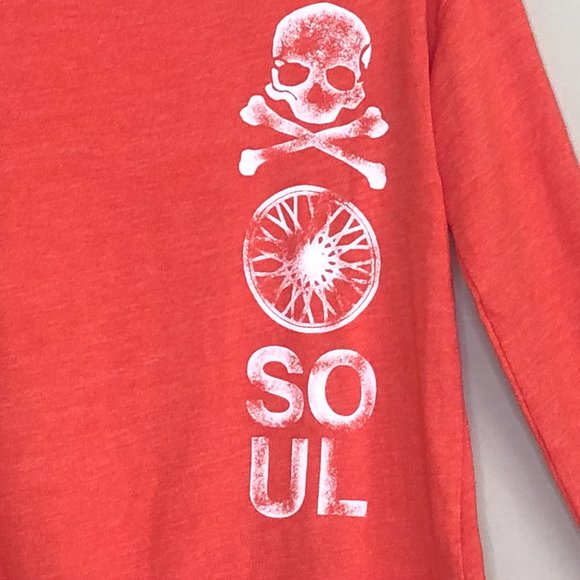 Soulcycle Skull Cross Bones Drawstring Sweatshirt - Picture 3 of 10